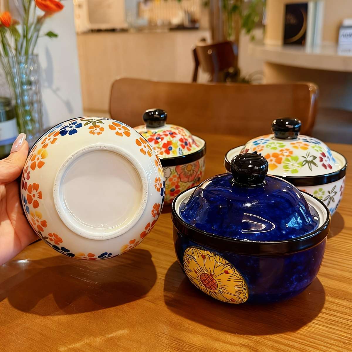 2 Vintage Ceramic Soup Bowls