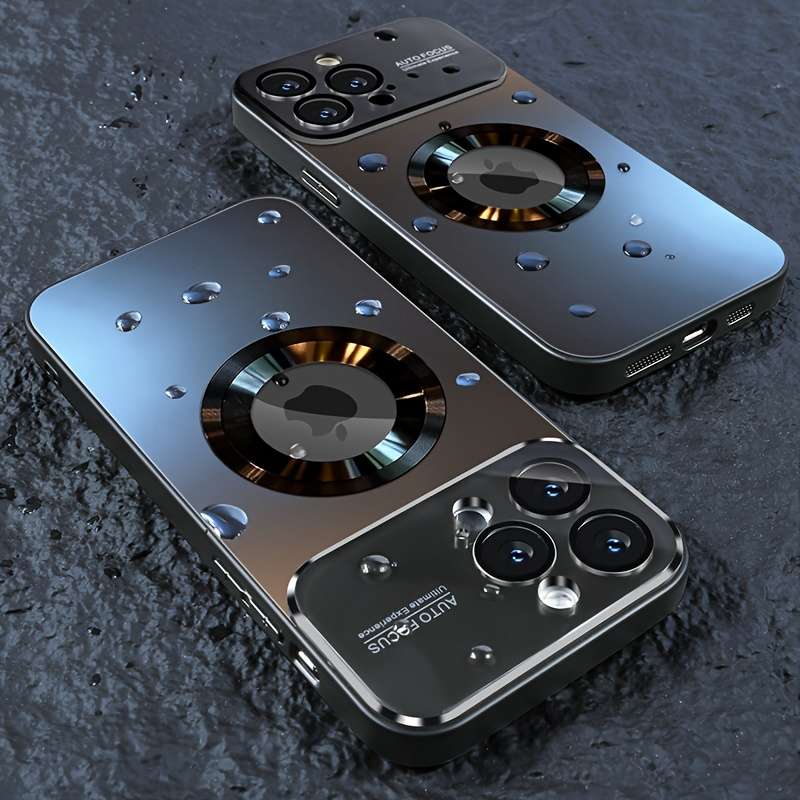 Phone Case Golden Compatible Model Iphone 16 Pro Max