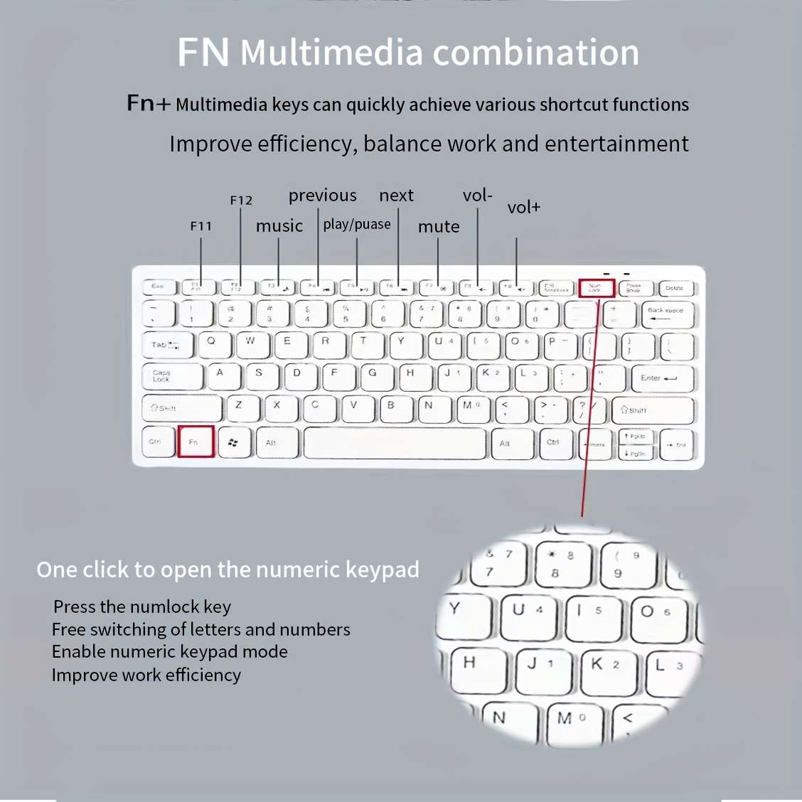 Keyboard Color Black