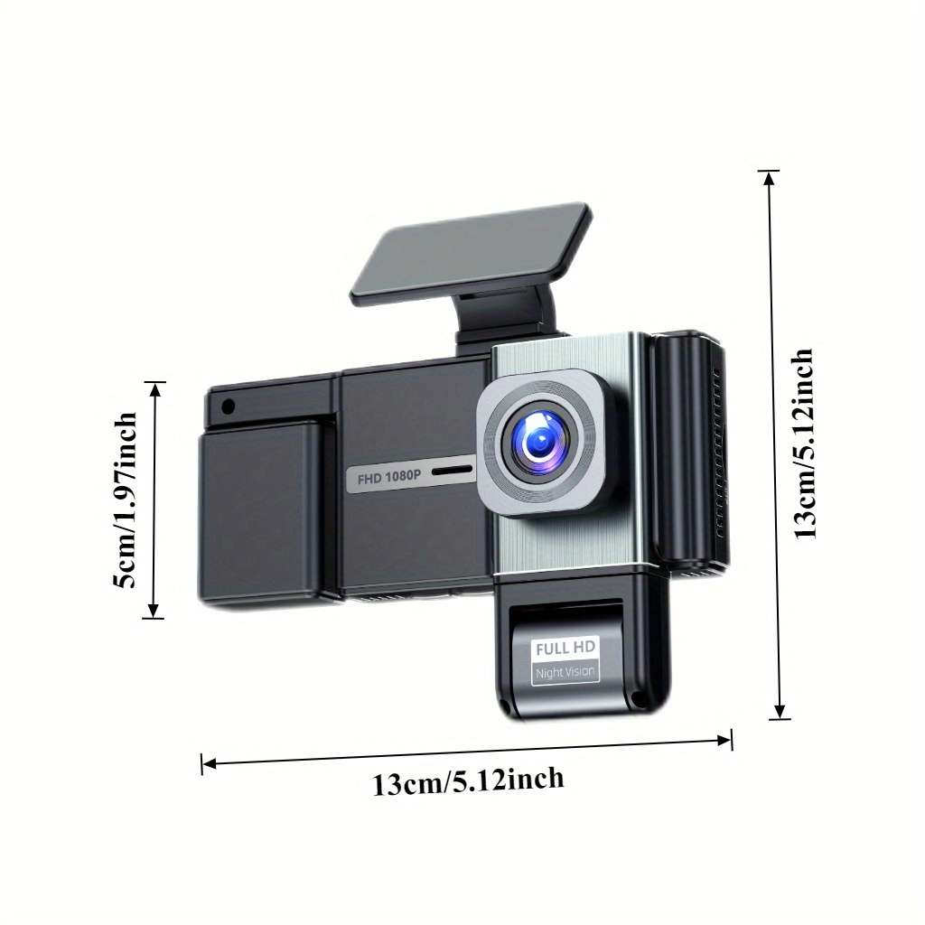 Dashcam Model 3 Cameras  Front Left And Right  With 32Gb Memory Card Included