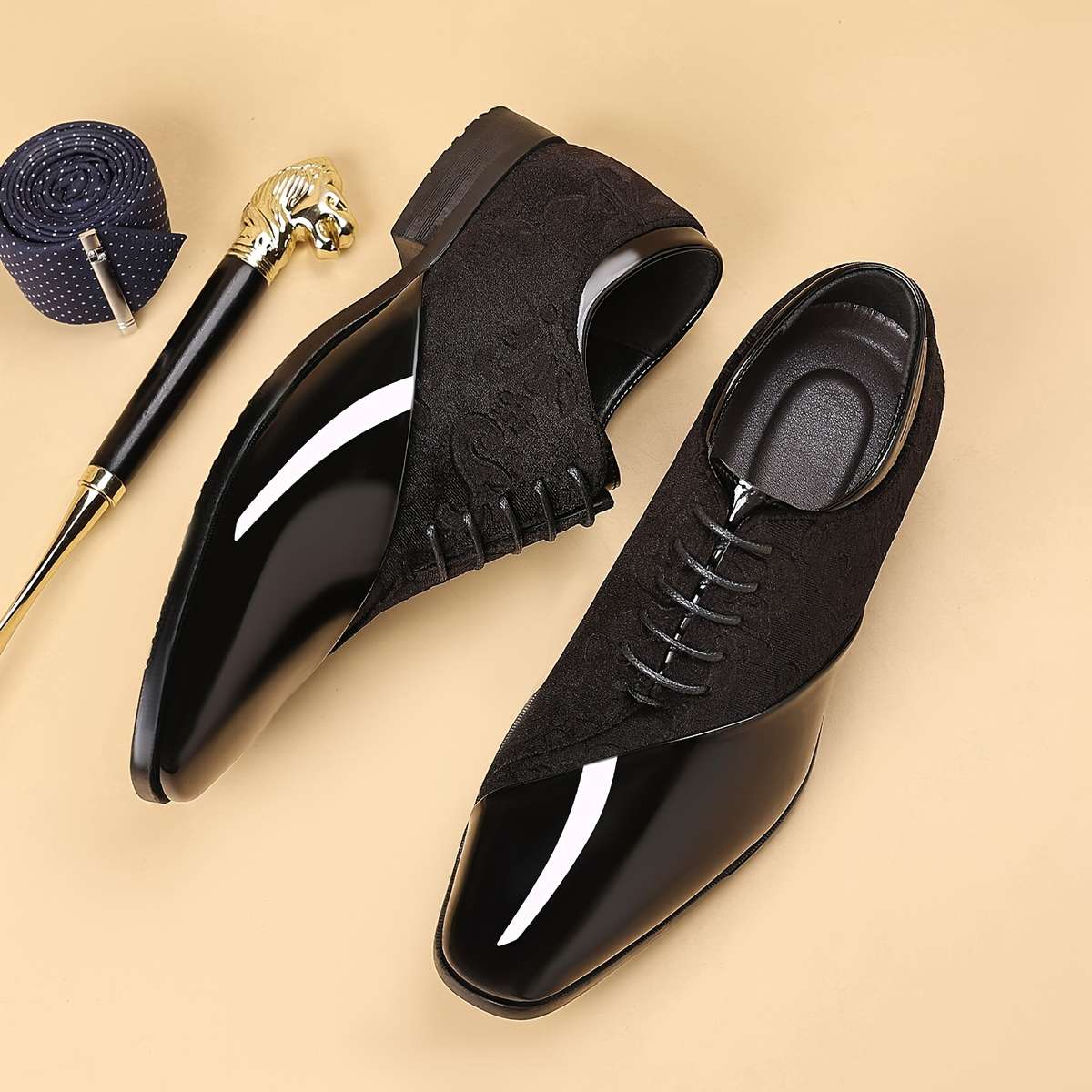 Mens Leather Shoes Color Sepia Sizeuk 10