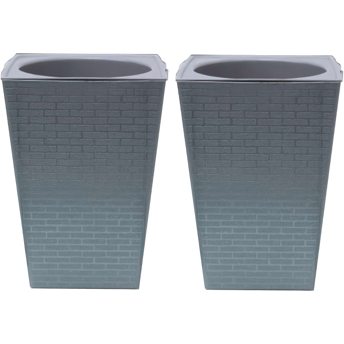 Flowerpot Color 2 Pieces Of White