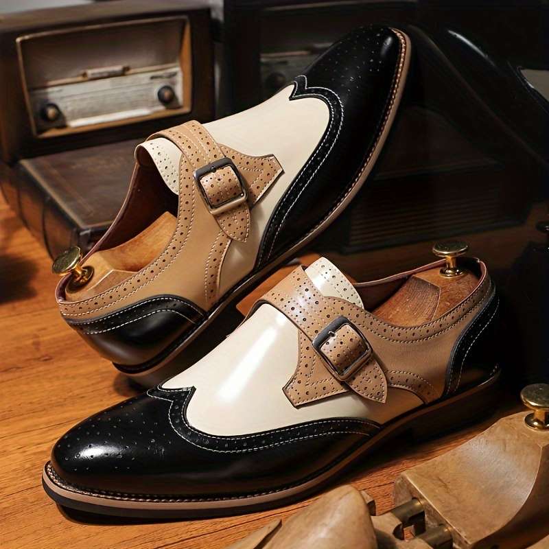 Mens Leather Shoes Color Black Sizeuk 10.5