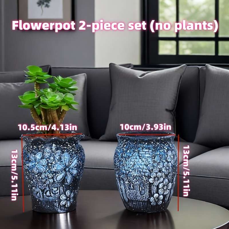 Flowerpot Color Urban Old Pile 2-Piece Set