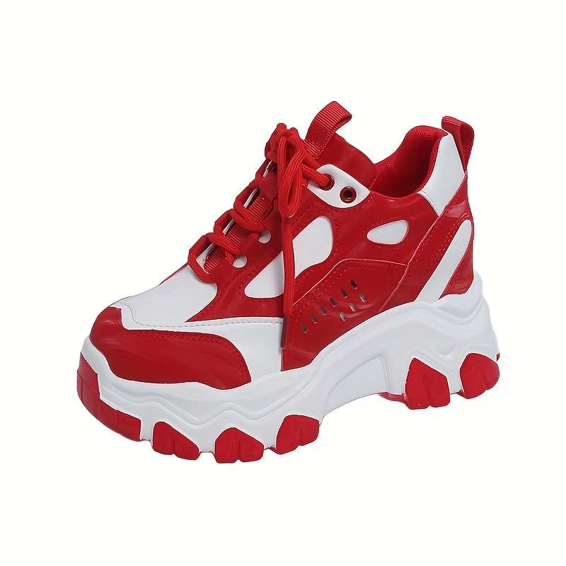 Women S Sneakers Color Red Sizeuk 5