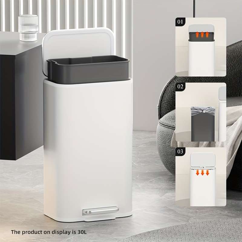Garbage Can Color B5White30L7.9Gallon