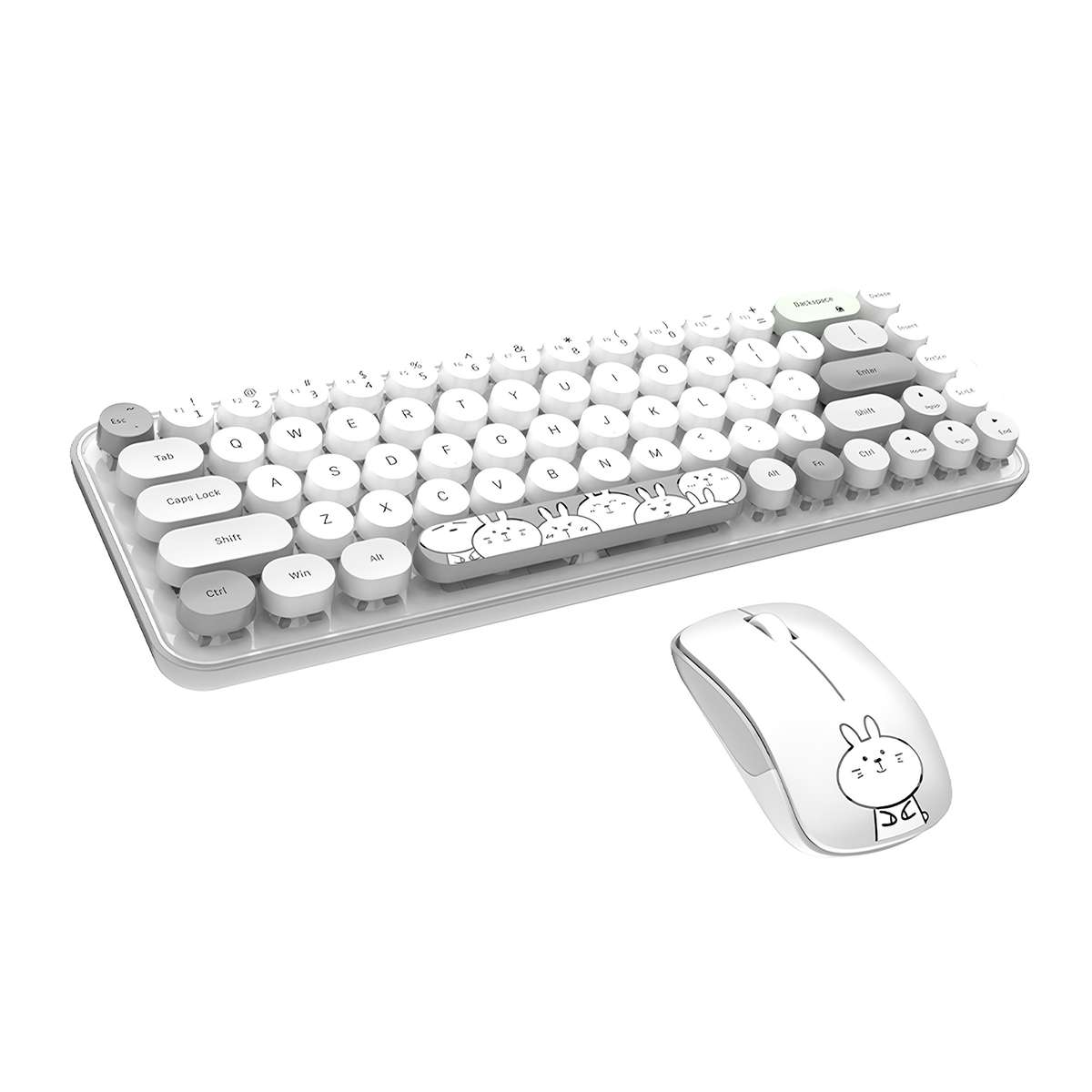 Keyboard Color Gray Mixed Colors