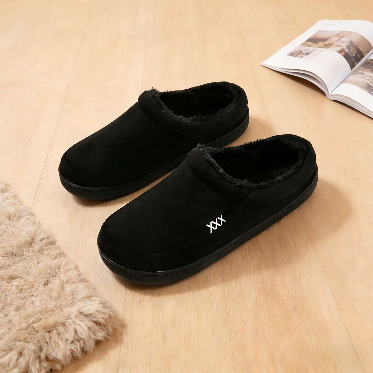 Cotton Slippers Color Grey Sizeuk 6.5-7