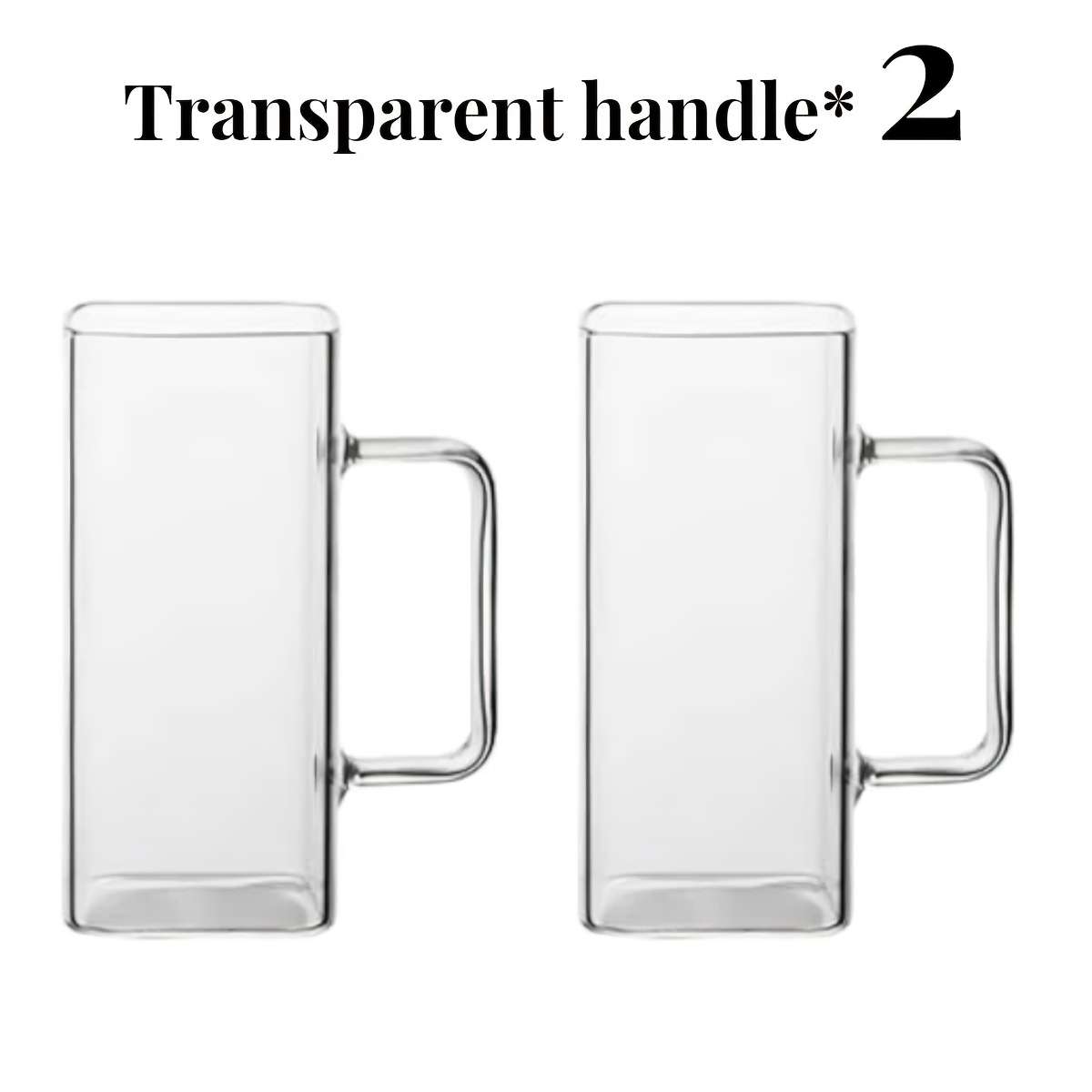 Water Cup Color Transparent Handle Quantity2