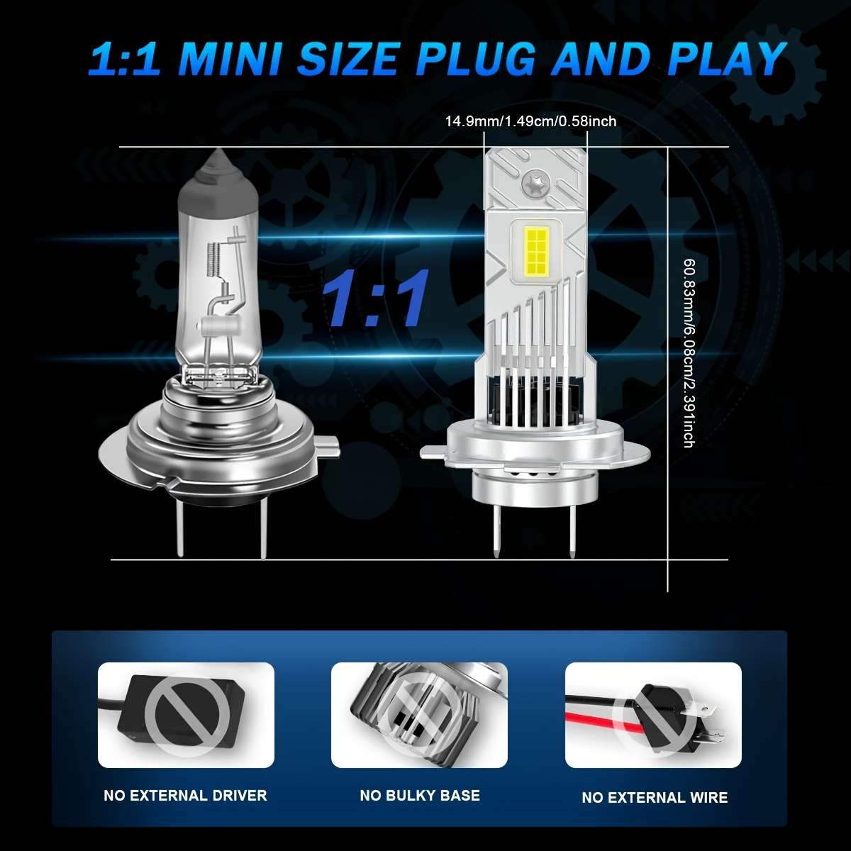 Car Lights Model H7