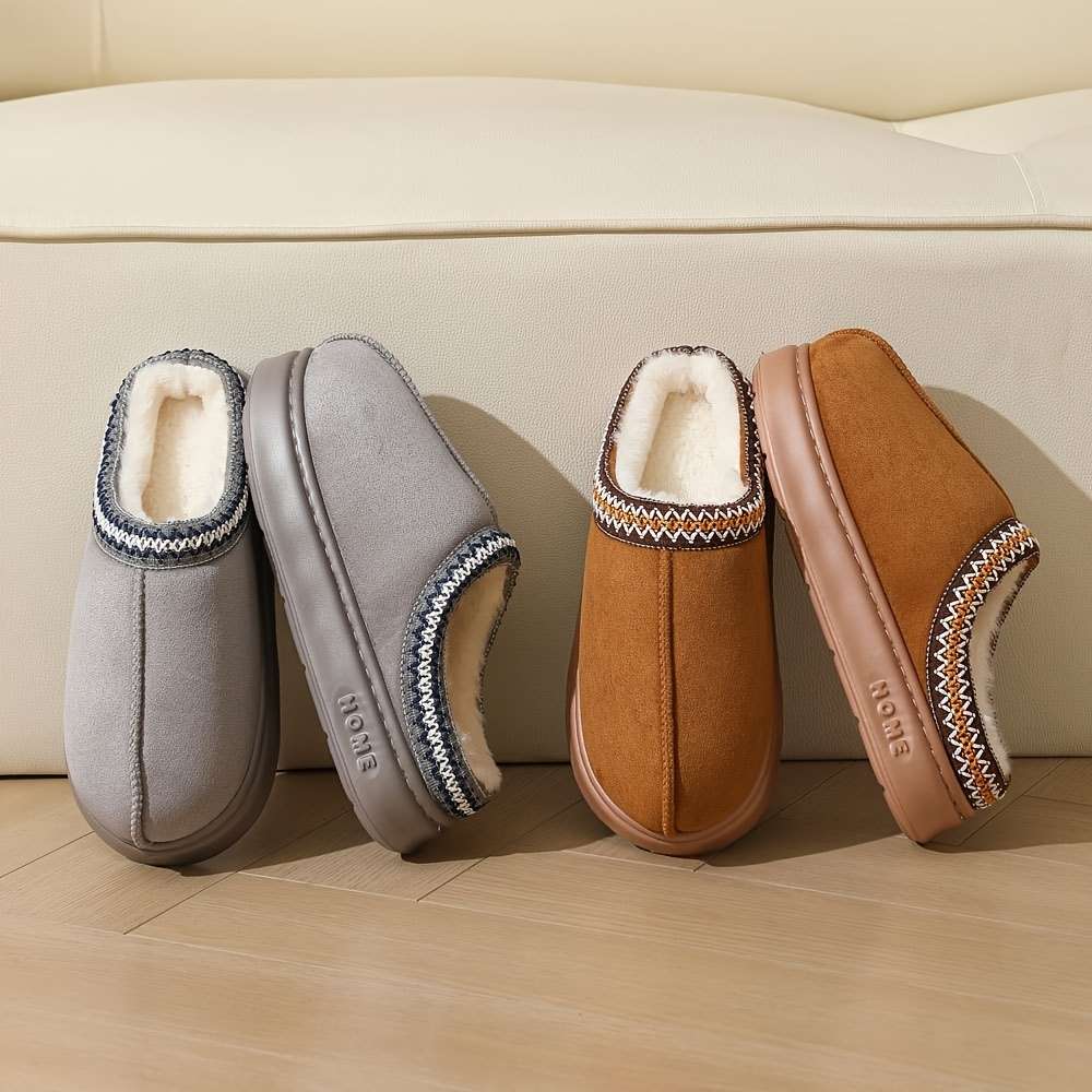 Cotton Slippers Color Mocha Color Sizeuk 7.5-8