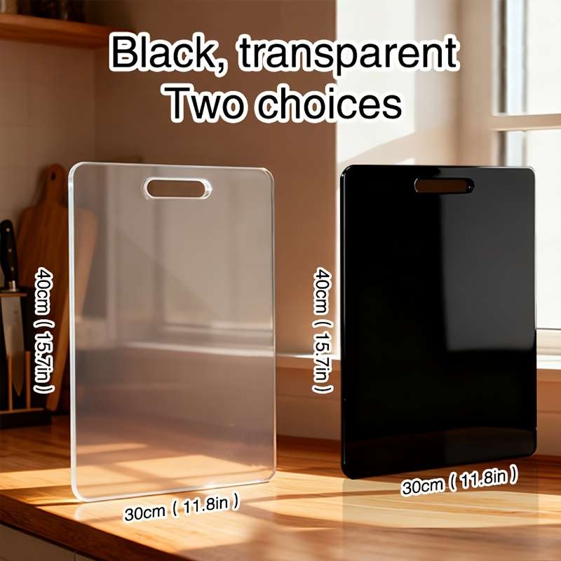 Cutting Board Color Black    Size40X30Cm 15.7X11.8In