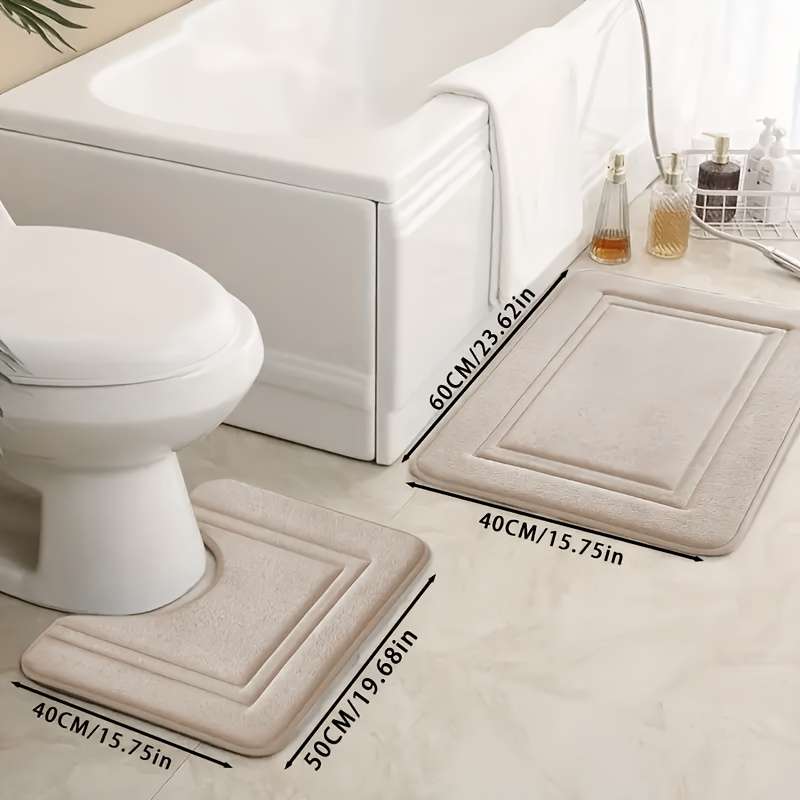 Floor Mats Color Black Size 40X60Cm Add 40X50Cm U Shape