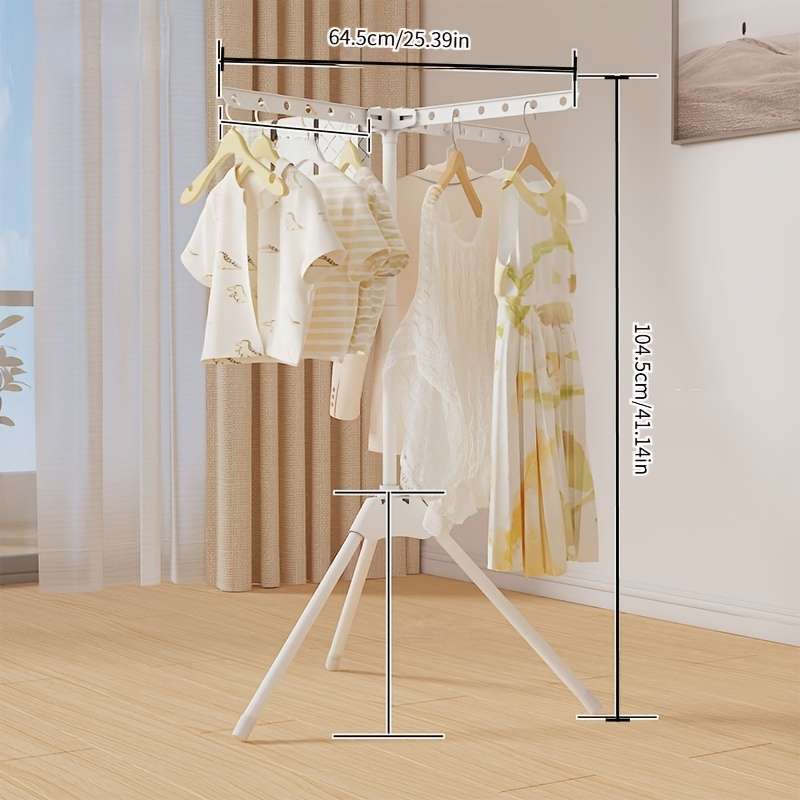 Clothes Rack Grey Model 3 LayersHeight 144.5Cm56.89''