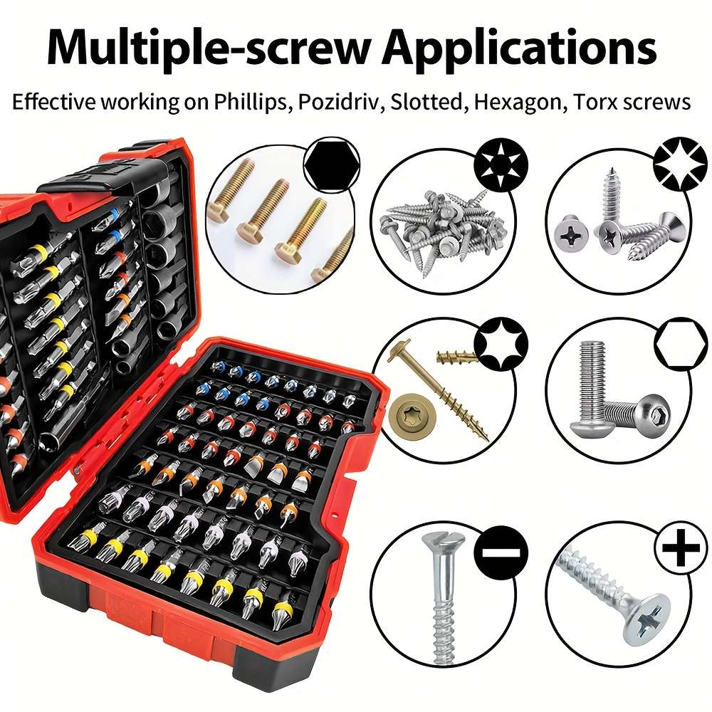 Screwdriver Bit Tool Set Items 83 Bits