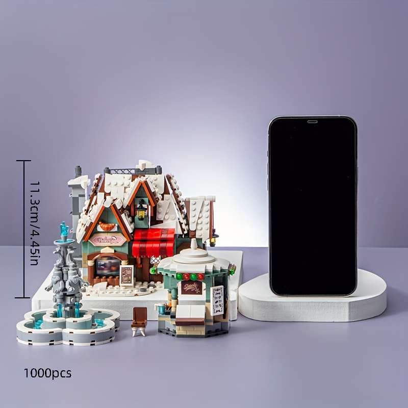 Building Toy Architectural Model Toy Set Style Santa S House