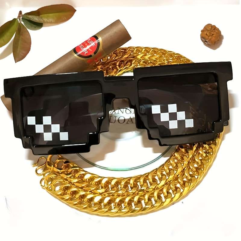 Mens Glasses Color 1 Piece Of Mosaic Glasses