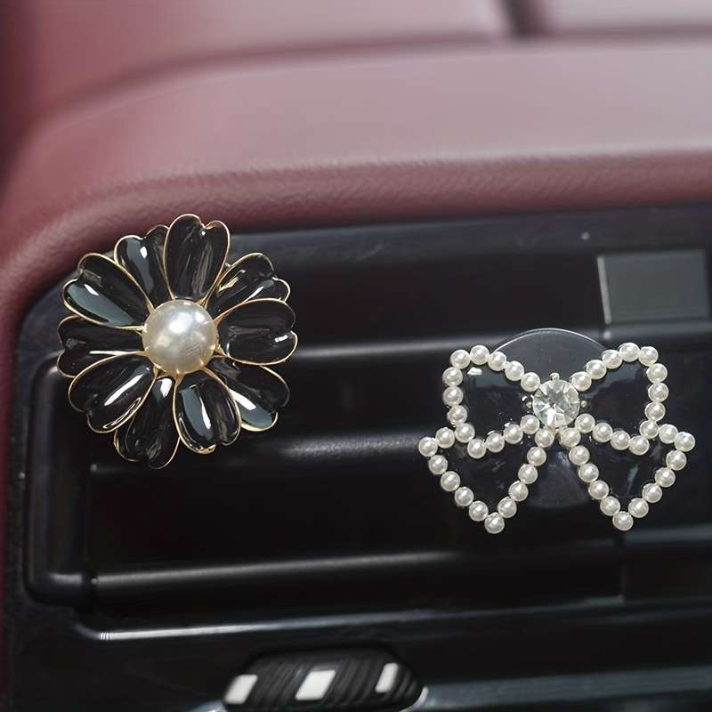 Car Interior Decor  2Pcs Pink