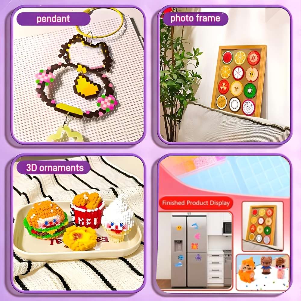 Perler Bead Set 12Pcs Combination Set