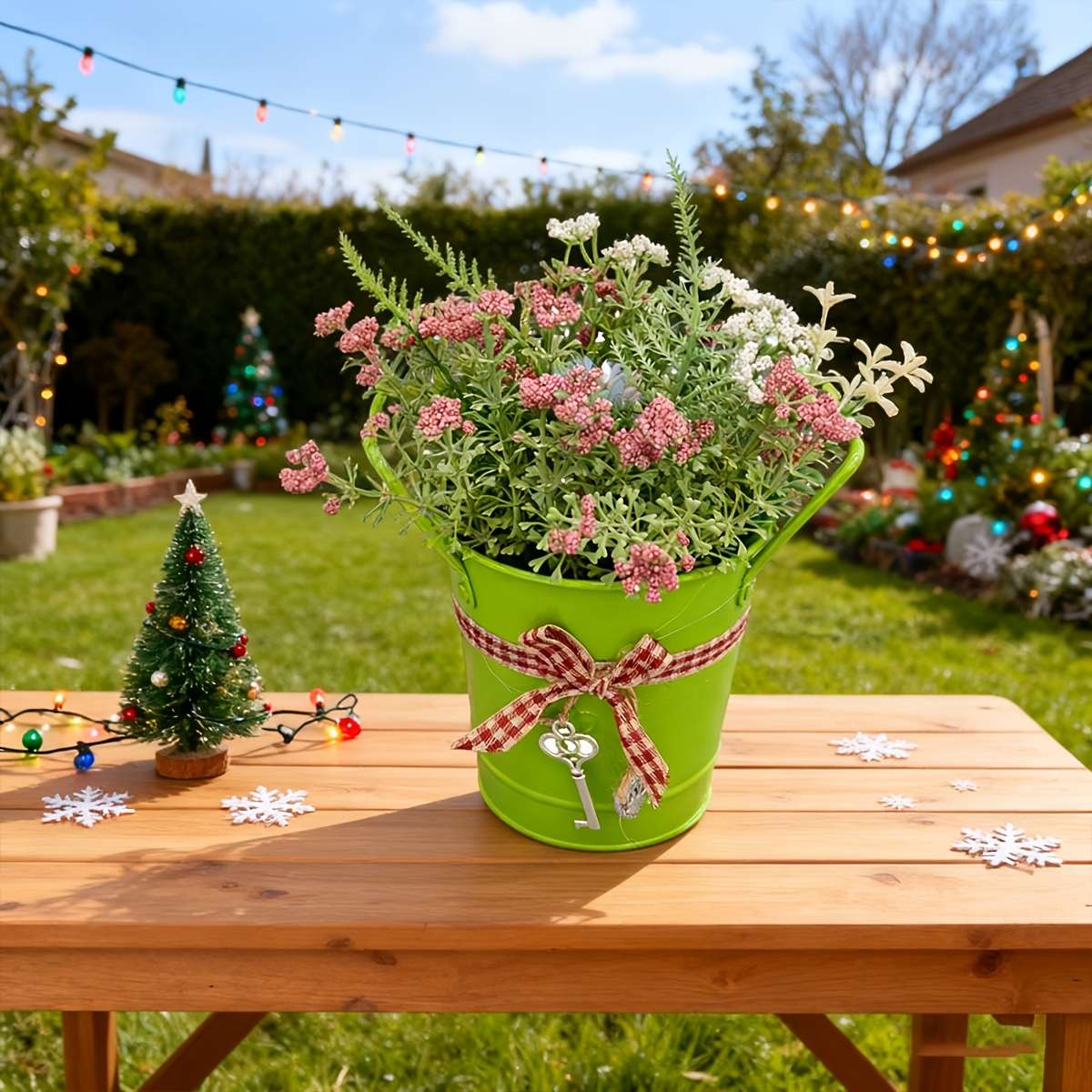 Flowerpot  2Pcscolor White  Add  Pink