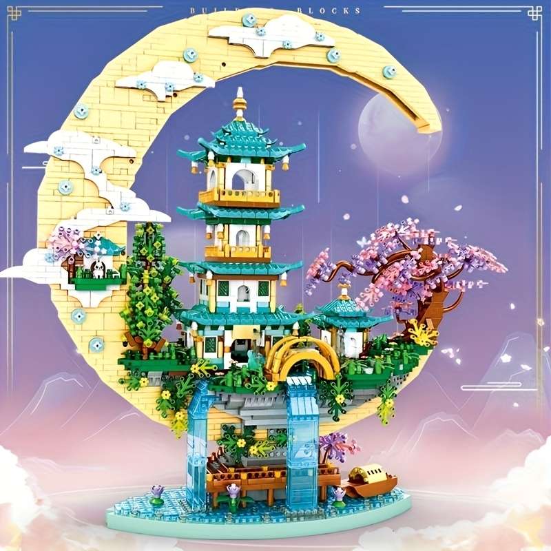 Building Toy Architectural Model Toy Set Model Guanghan Palace