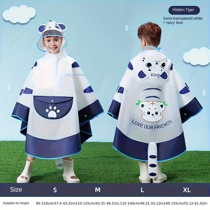 Raincoat Hidden Tiger Size S