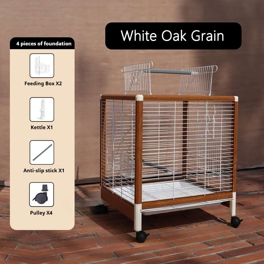 Birdcage Color Aluminum Alloy Match To Wood