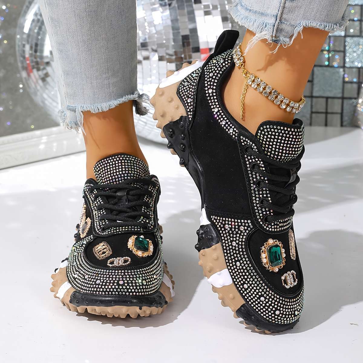 Women S Sneakers Color Black Sizeuk 5.5