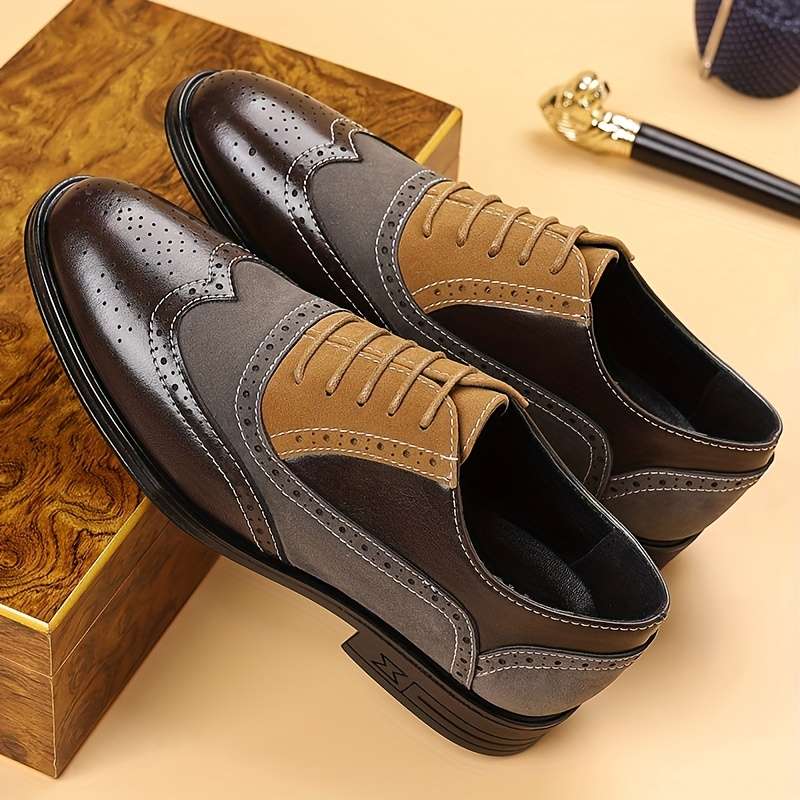 Mens Leather Shoes Color Khaki Sizeuk 10