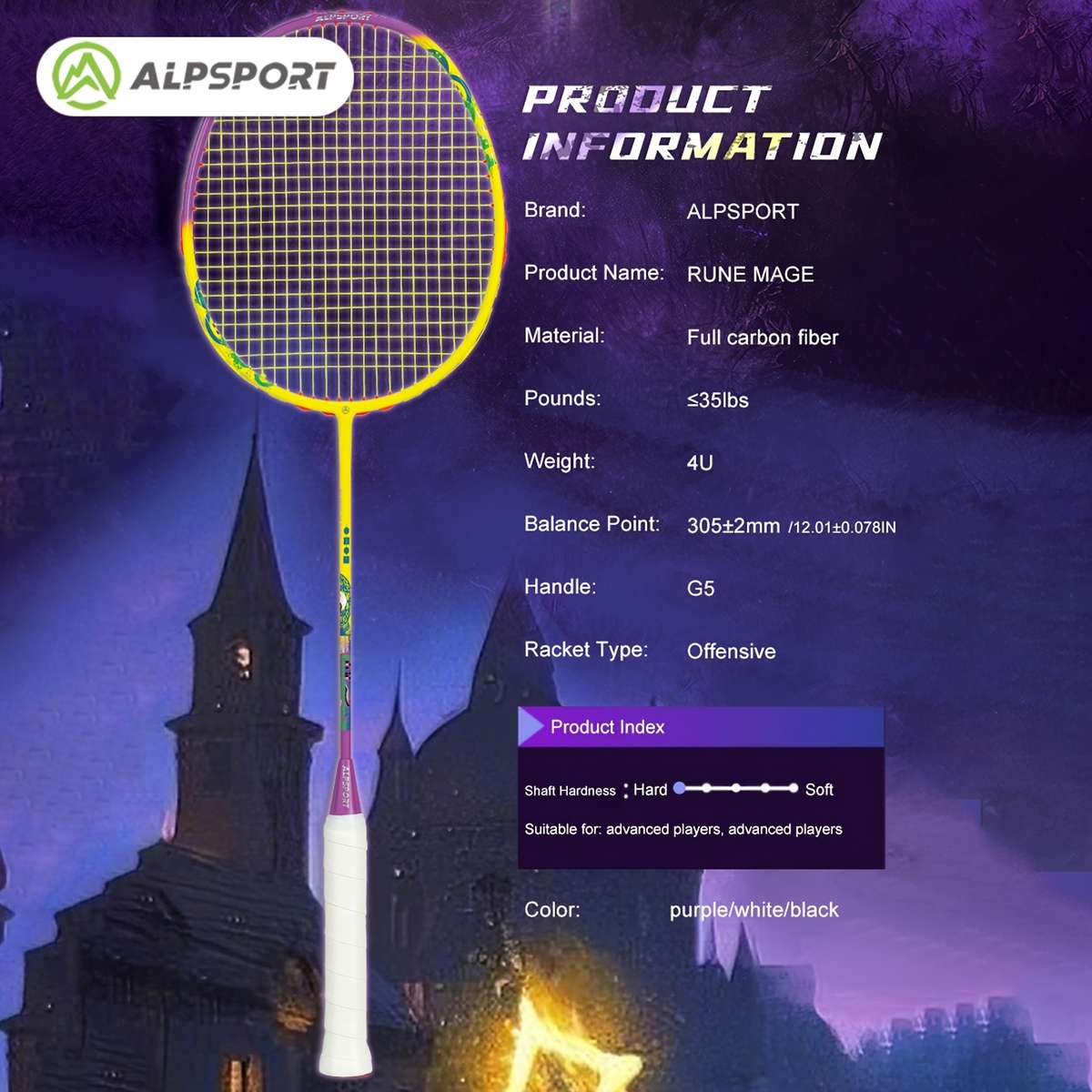Badminton Racket Color White Quantity1 Pro Racket  Premium Gift Box