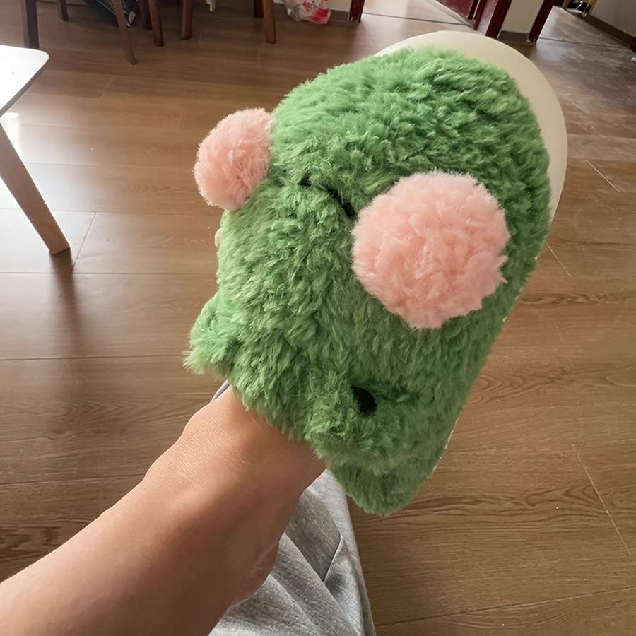 Cotton Slippers Color Green Sizeuk 8.5-9