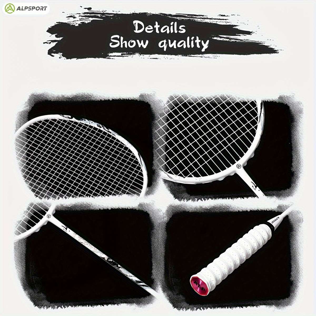 Badminton Racket Quantity 2 Rackets  Bag  3 Nylon Shuttles