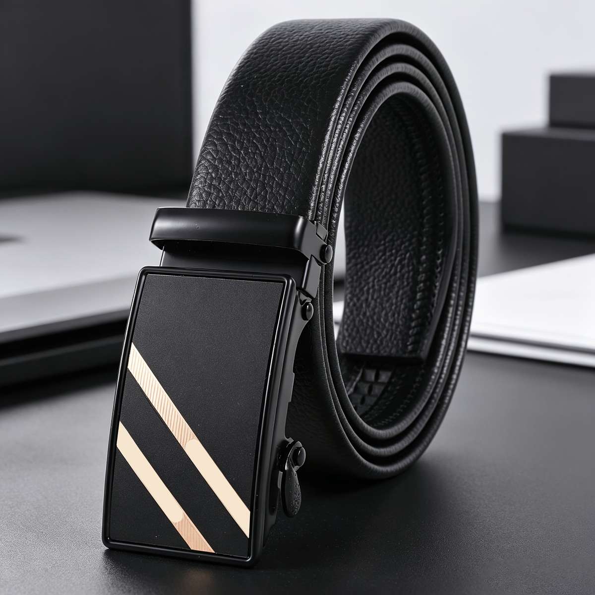 Belt Color Black Style 5 Size 110Cm