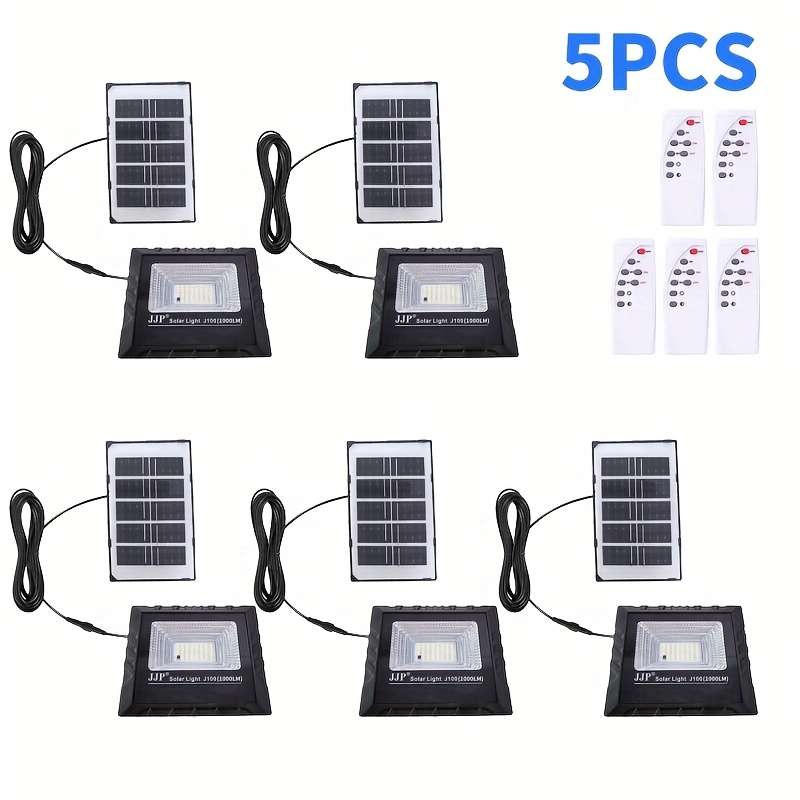 1000LM Pack of 5 Outdoor Solar Light