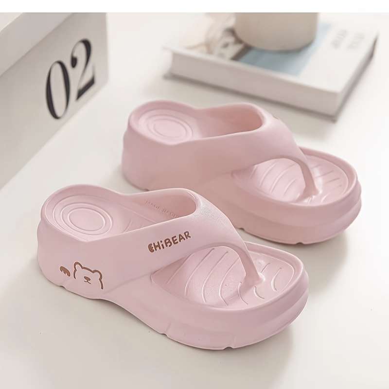 Ladies Summer Flip Flops Milky Uk 4.5-5