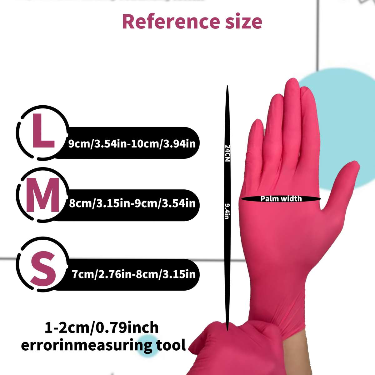 50pcs Size M Household Cleaning Gloves