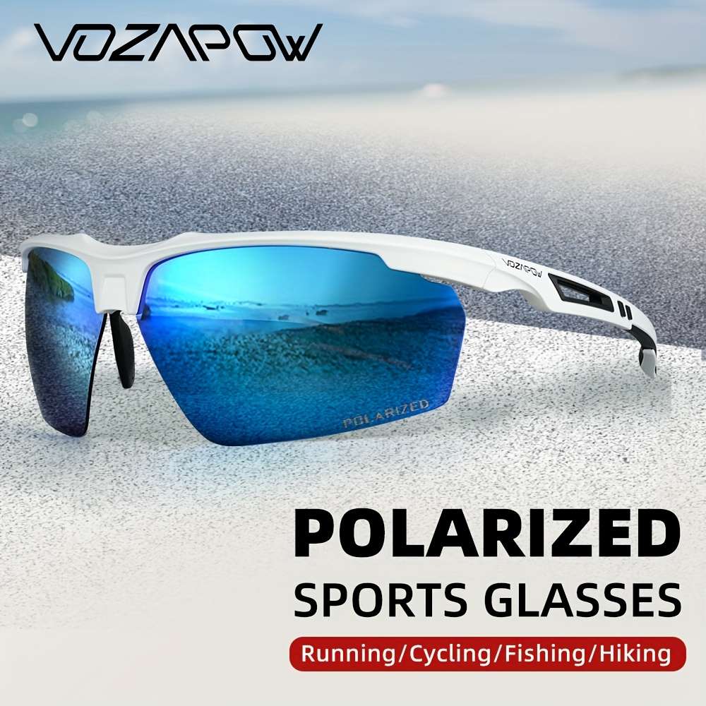 Cycling Glasses Color White Frame Purple Lens