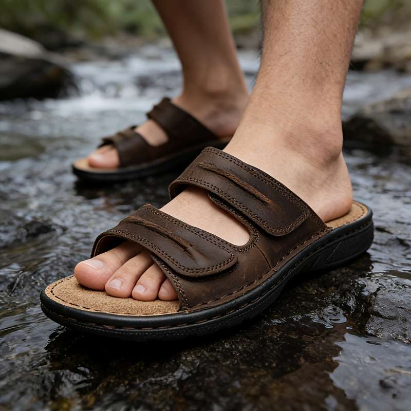 Sandals Color Black Size Uk 8 Wide
