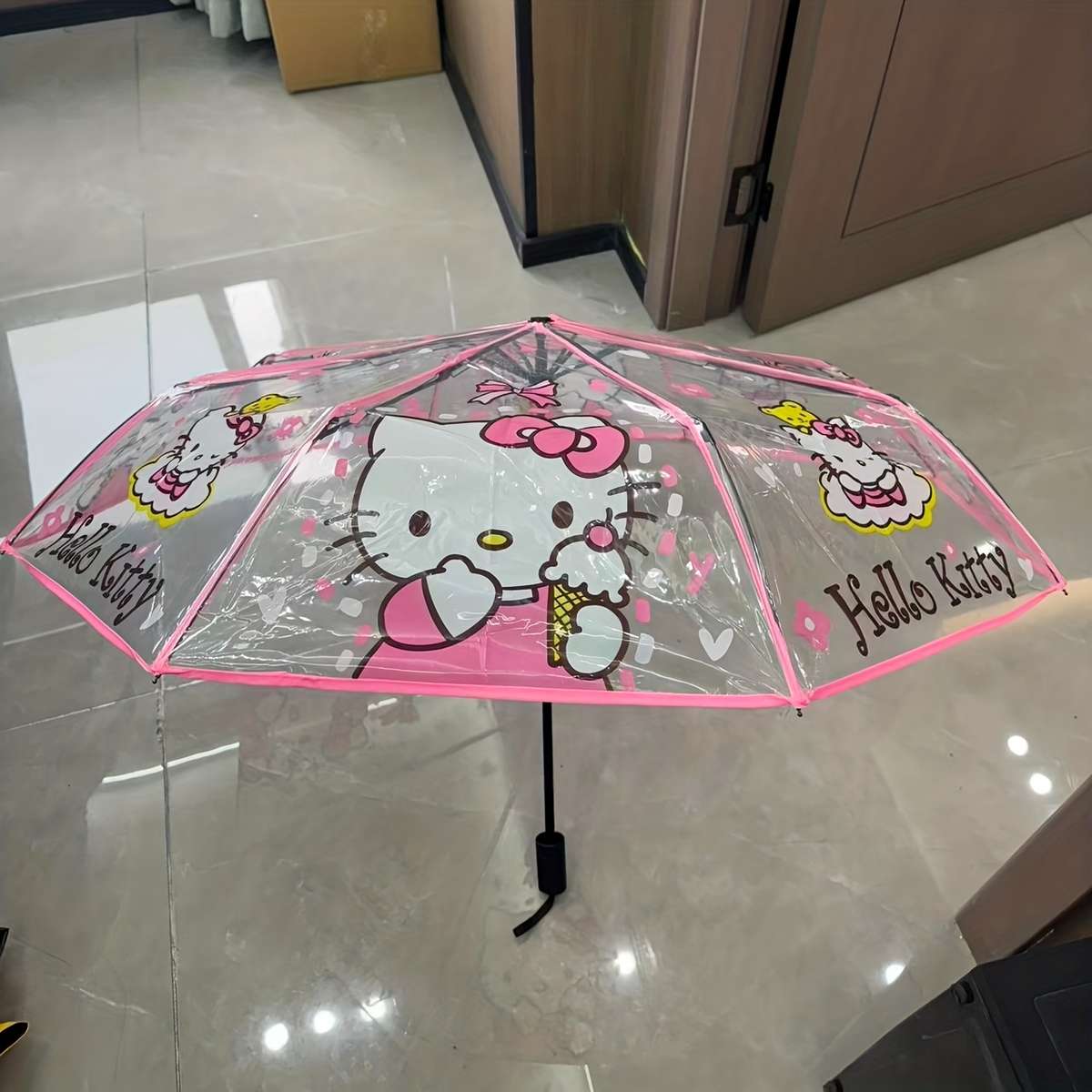 Umbrella Color Pink Hello Kitty