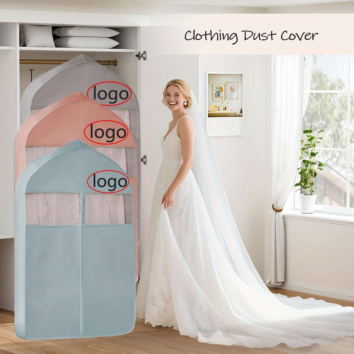 Storage Bag Color Gray M Quantity