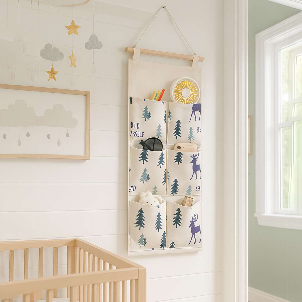 Nordic Style Multi Functional Hanging Storage Bag Wall Hung