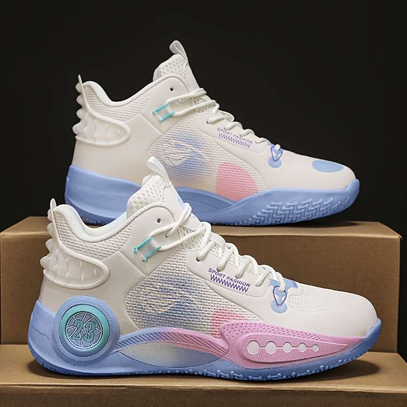 Sneakers Pink And White Size Uk 7