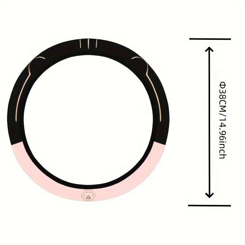 Car Steering Wheel Cover Purple A Section