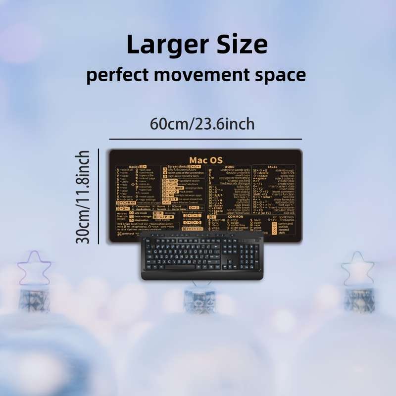 Mouse Pad Size 31.4X15.7Inch