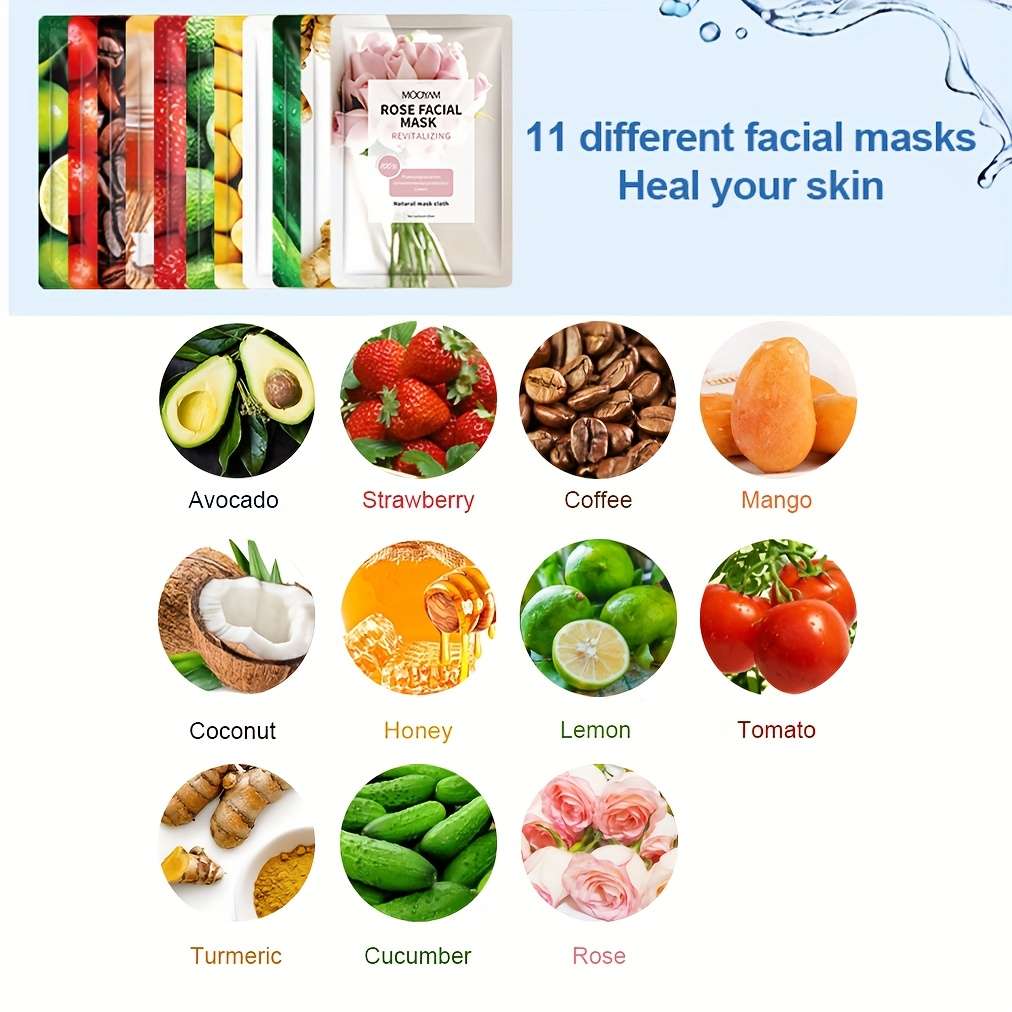 Facial Mask Model 1 S Fresh Fruit Facial Mask