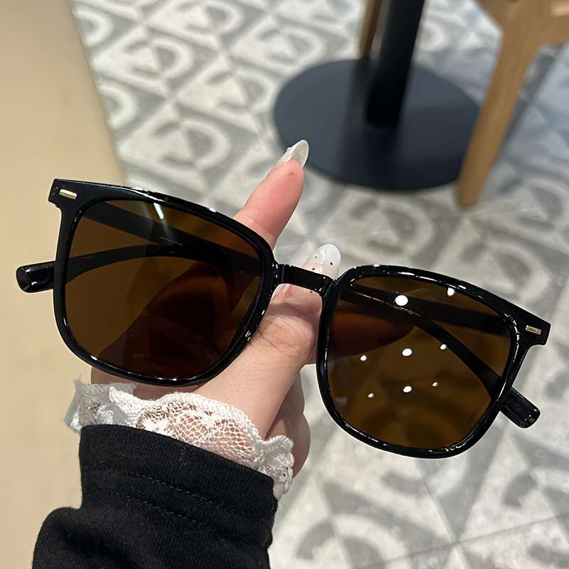 Mens Glasses Color Black Frame Yellow Lens Glasses