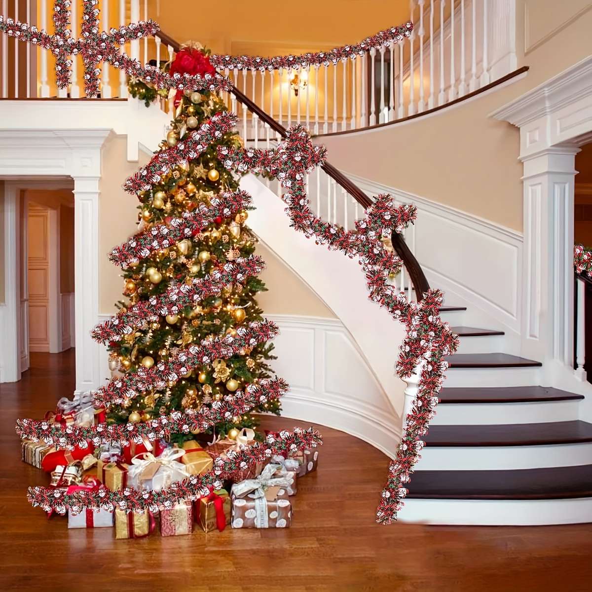 Christmas Lights 200.0 Cm Wreath One Piece