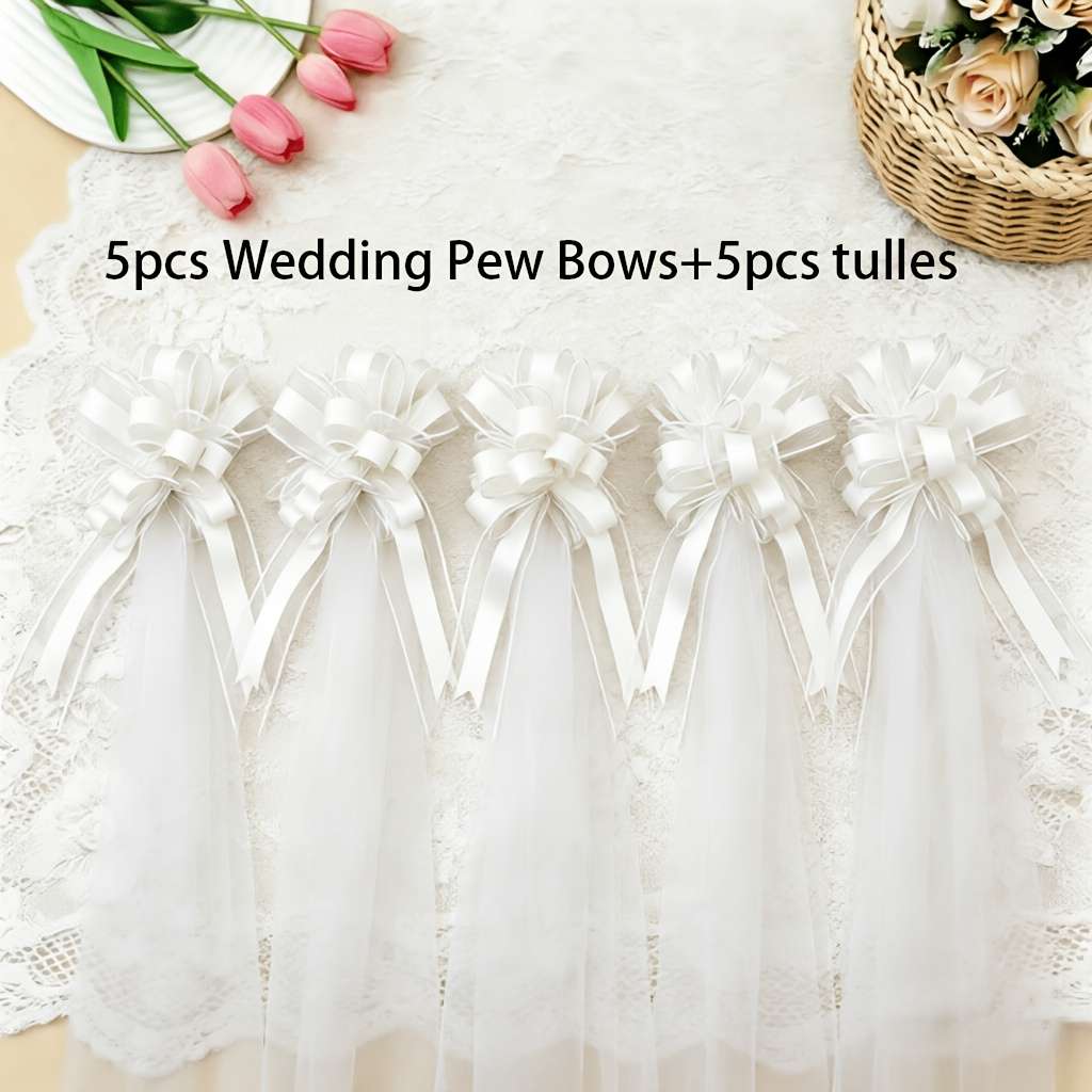 Wedding Supplies Color White Quantity 5 Set