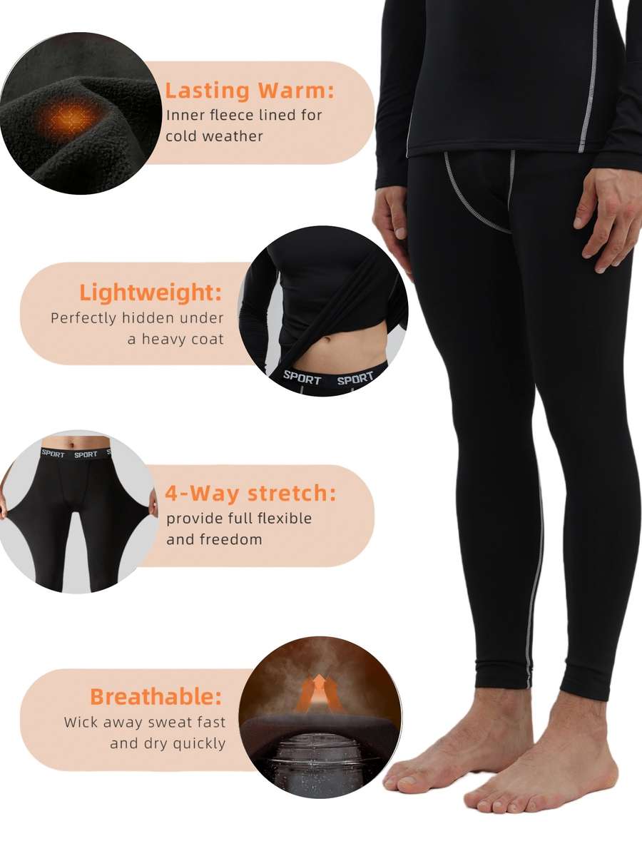 Thermal Underwear Color Grey Sizexxxl