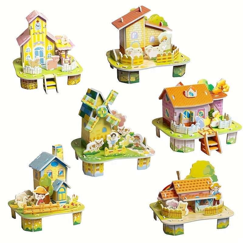 Building Toy Architectural Model Toy Set Model 6 Sets